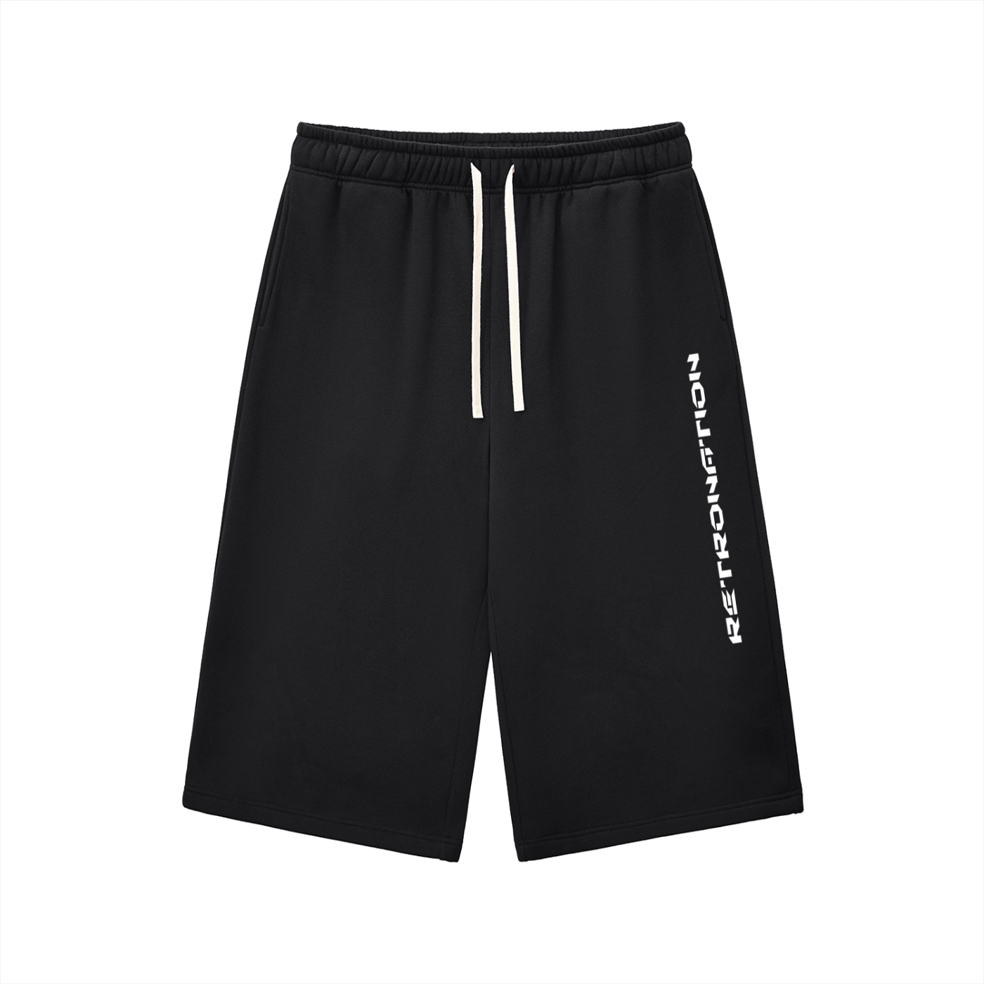 Relaxed Drawstring Three-quarter Sweatpants