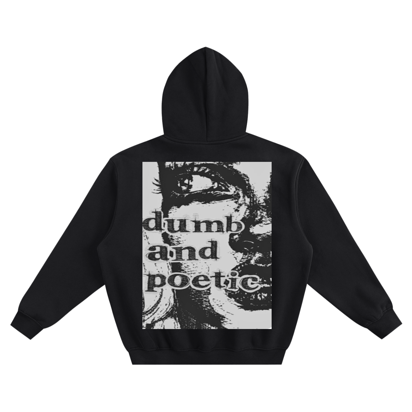 Fleeced Boxy Dumb And Poetic Hoodie