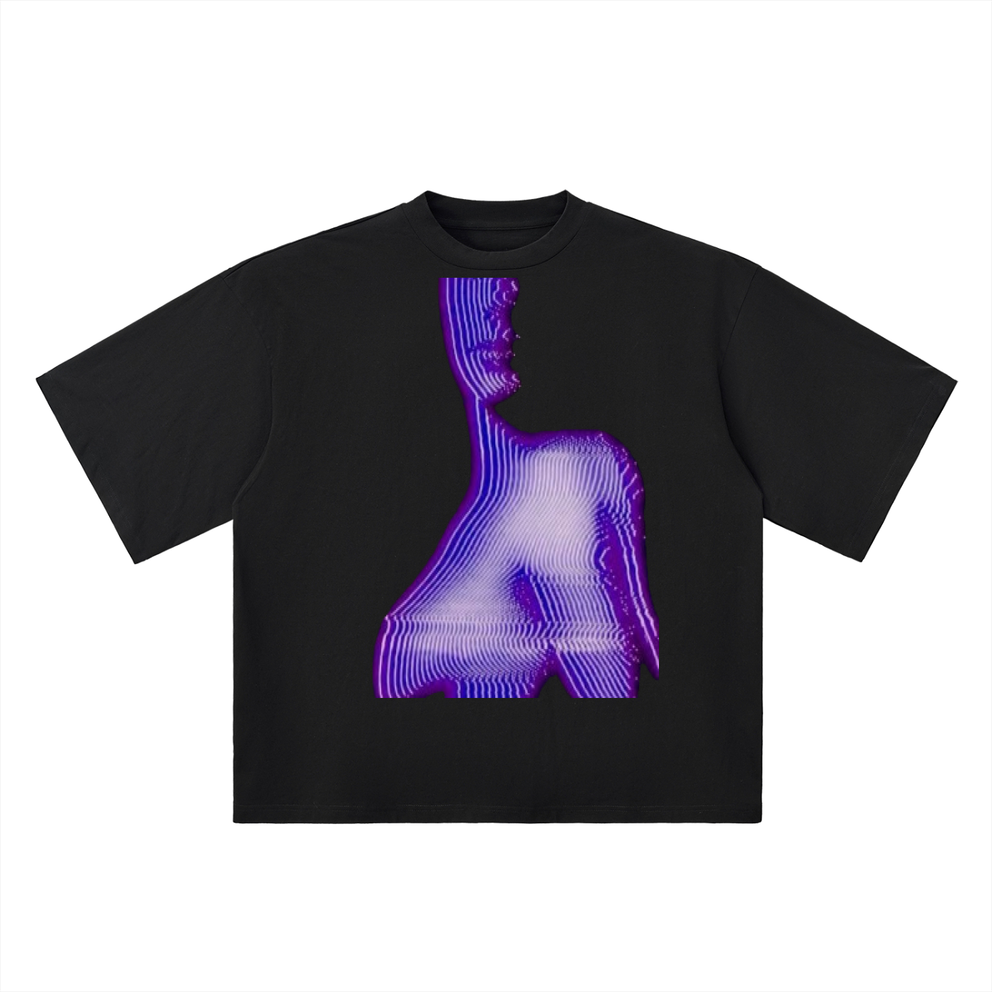 Oversized Drop Shoulder Graphic T-Shirt